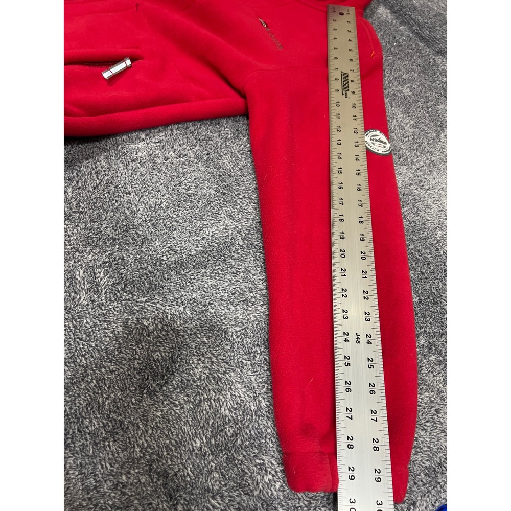 Outdoor Norway Torleon Men 086 Full Zip Fleece Jacket Red Large Expedition Team - Picture 9 of 16